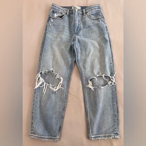 Abercrombie &‎ Fitch High Rise Mom Jeans Women’s Size 28 | 6R Blue Denim Jeans